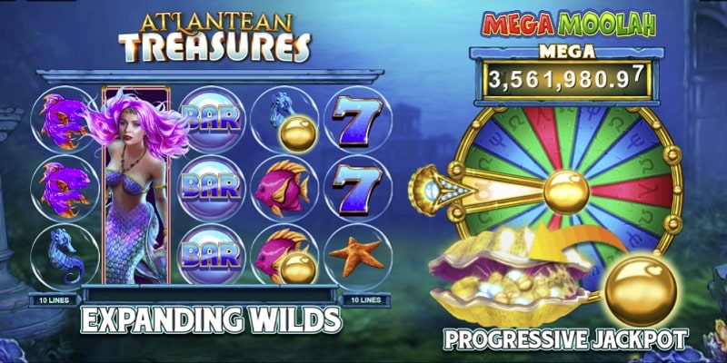Mega Moolah Atlantean Treasures Mega Moolah Atlantean Treasures