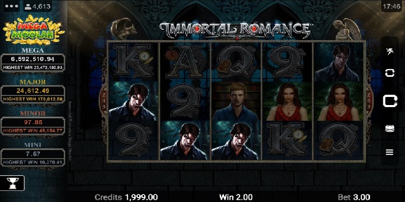 Mega Moolah Immortal Romance Mega Moolah Immortal Romance