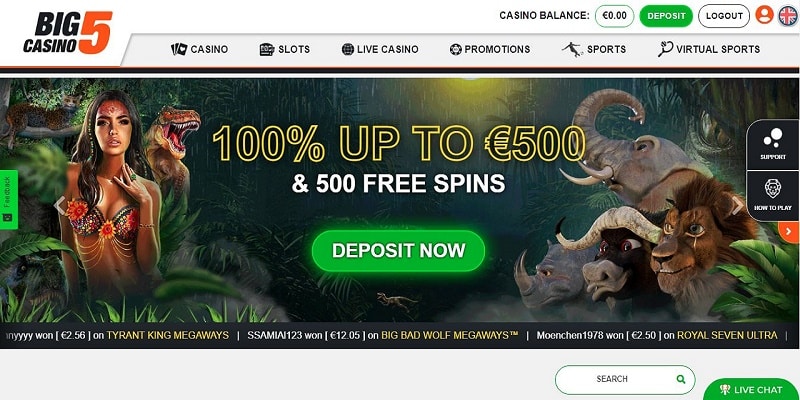 Our Big5 Casino Review Our Big5 Casino Review