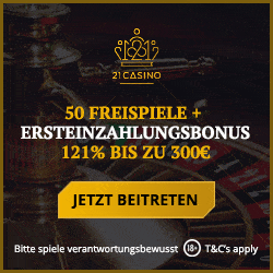 21Casino Bonus Code