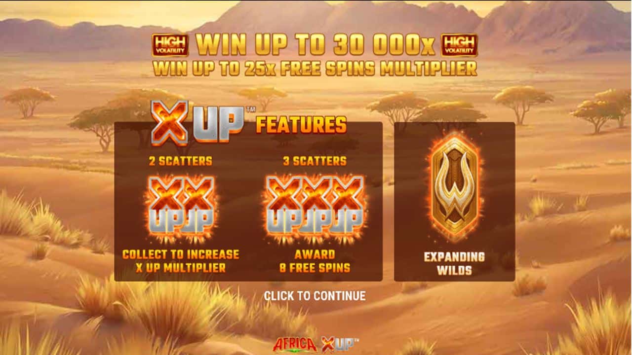 Africa X UP Spielautomat 