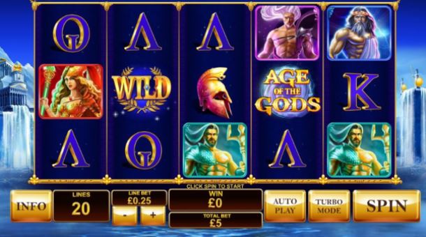 Age of Gods Playtech Slot