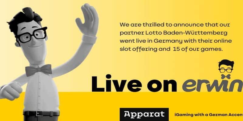 Apparat geht mit erwin Partnerschaft ein.