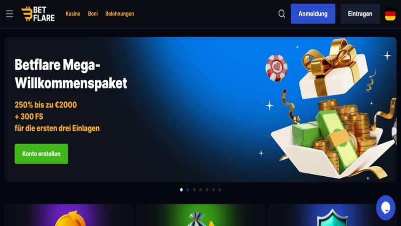 BetFlare Casino Test