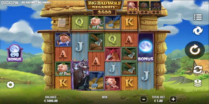 Big Bad Wolf Megaways Spielautomat 