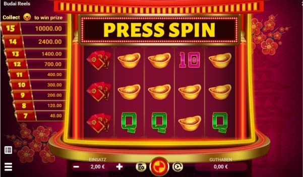 Budai Reels Slot Symbole