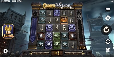 Crown of Valor Cluster Pays (Quickspin)
