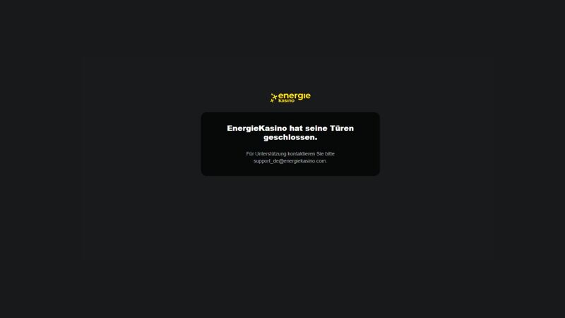 EnergieKasino schließt