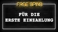 Freispiele für die erste Einzahlung
