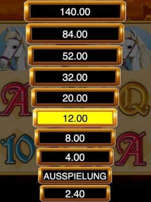 Gamble-Funktionen Risikoleiter und Karten-Glücksspiel