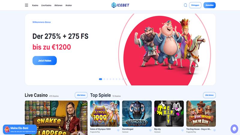 Icebet Casino Test 