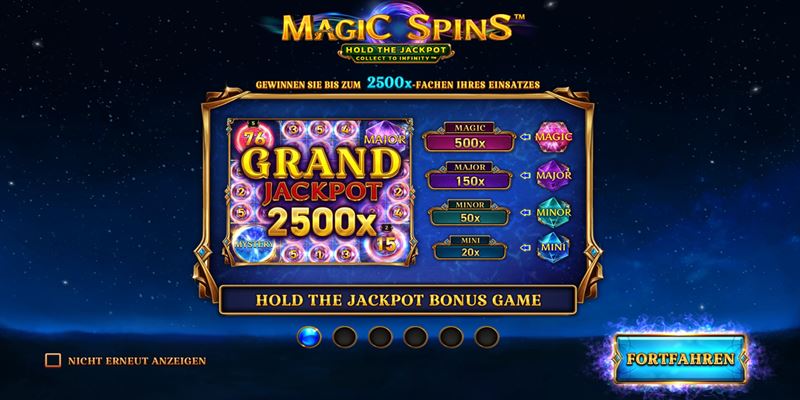Magic Spins Spielautomat