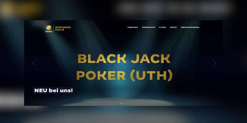 Merkur Spielbank bietet Spielautomaten und Tischspiele wie Black Jack.