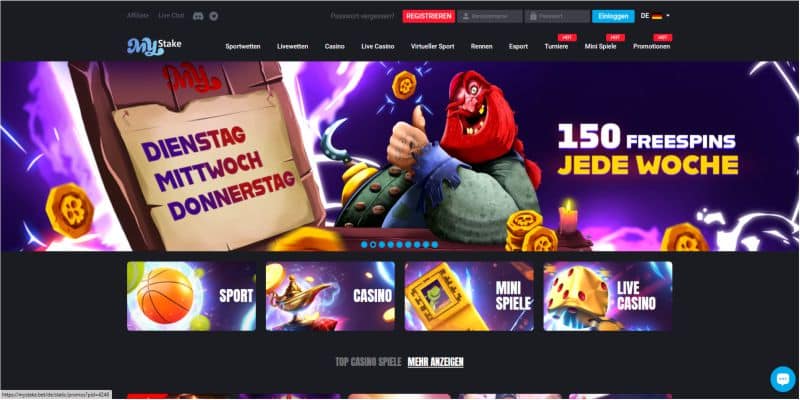 MyStake Casino Bonus