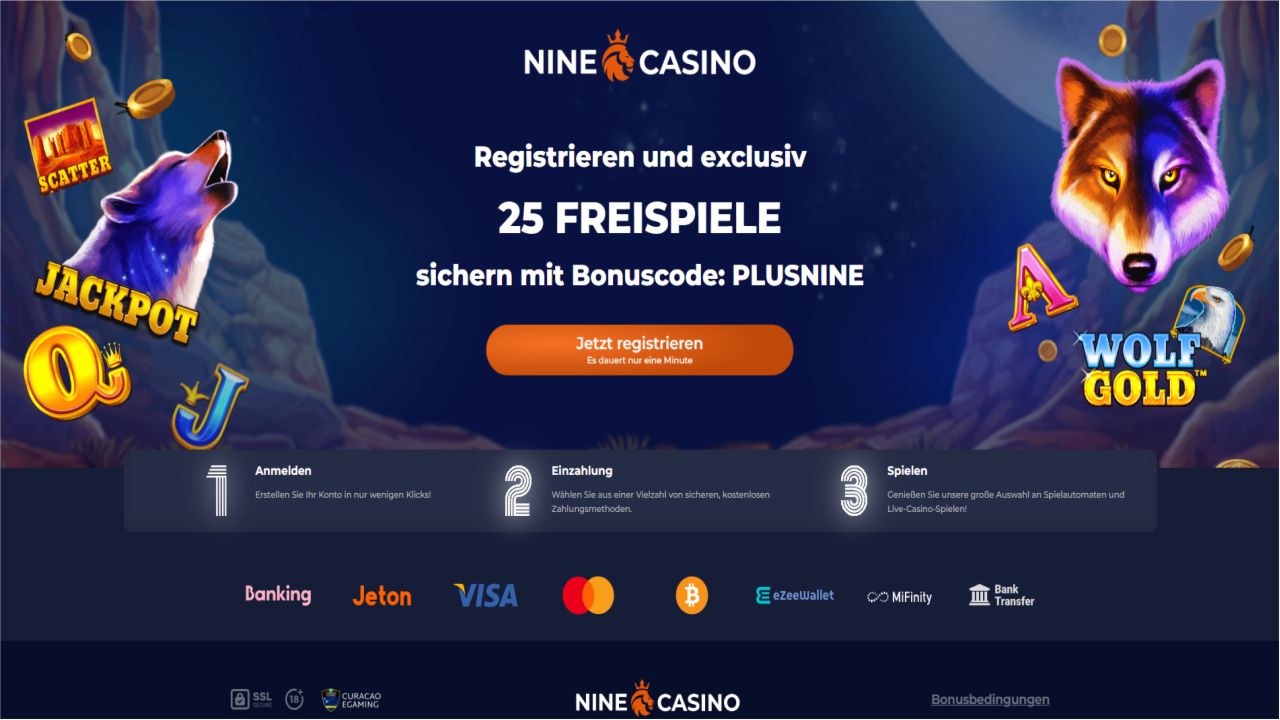Nine Casino Test und Bonus