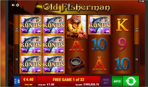 Old Fisherman Slot Gewinn