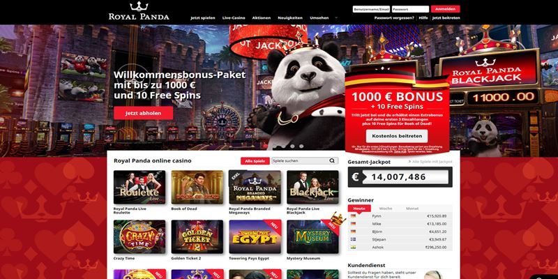 Royal Panda Casino Test