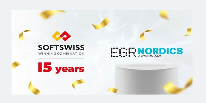 SOFTSWISS gewinnt bei den EGR Nordics Awards 2024.