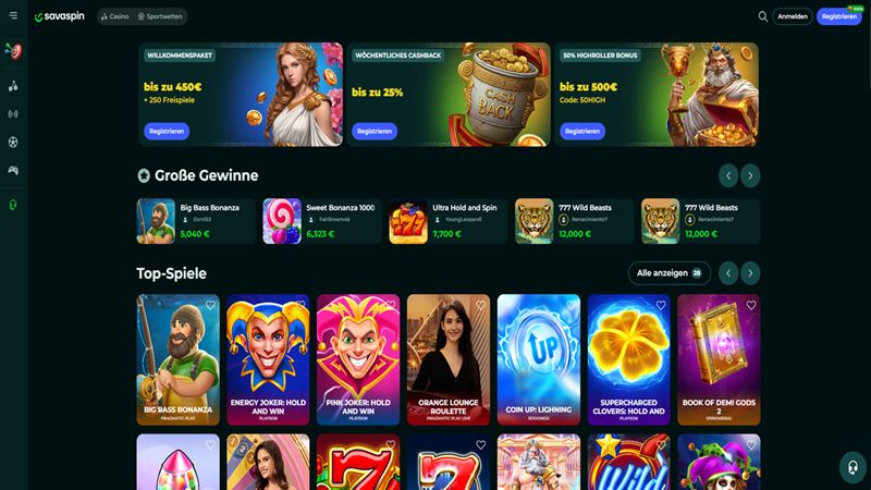 savaspin Casino Test