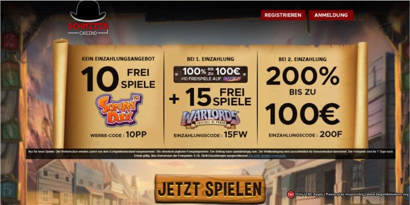 Schmitts Casino Bonus