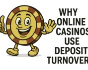 Why do online casinos use deposit turnover