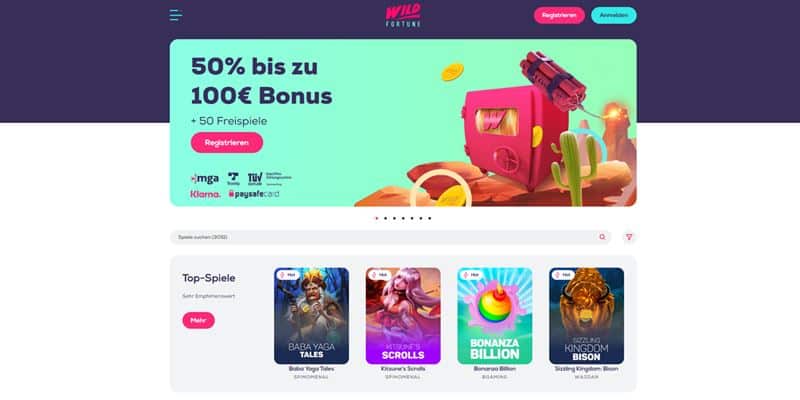 Wild Fortune Casino Test