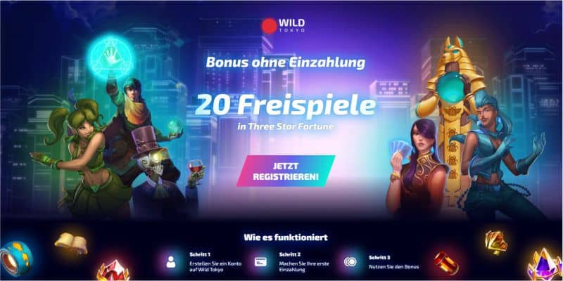 Wild Tokyo Casino Bonus