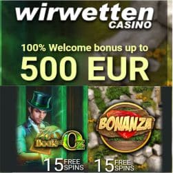 Wirwetten Casino Bonus Code