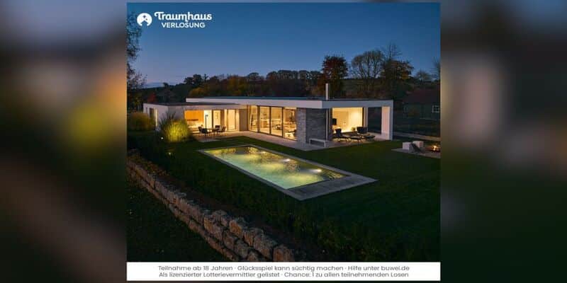 ZEAL begann 2024 die Traumhausverlosung. 
