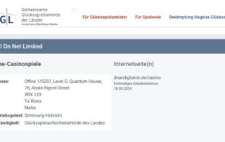 drueckglueck schleswig holstein online casino neu auf der ggl whitelist