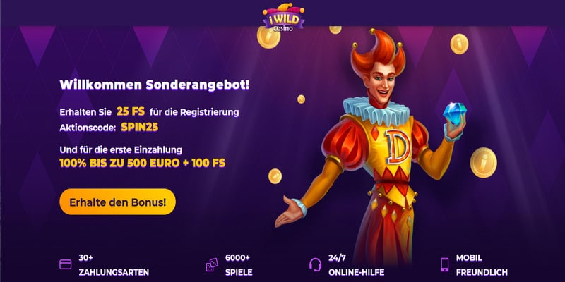 iWild Casino Bonus