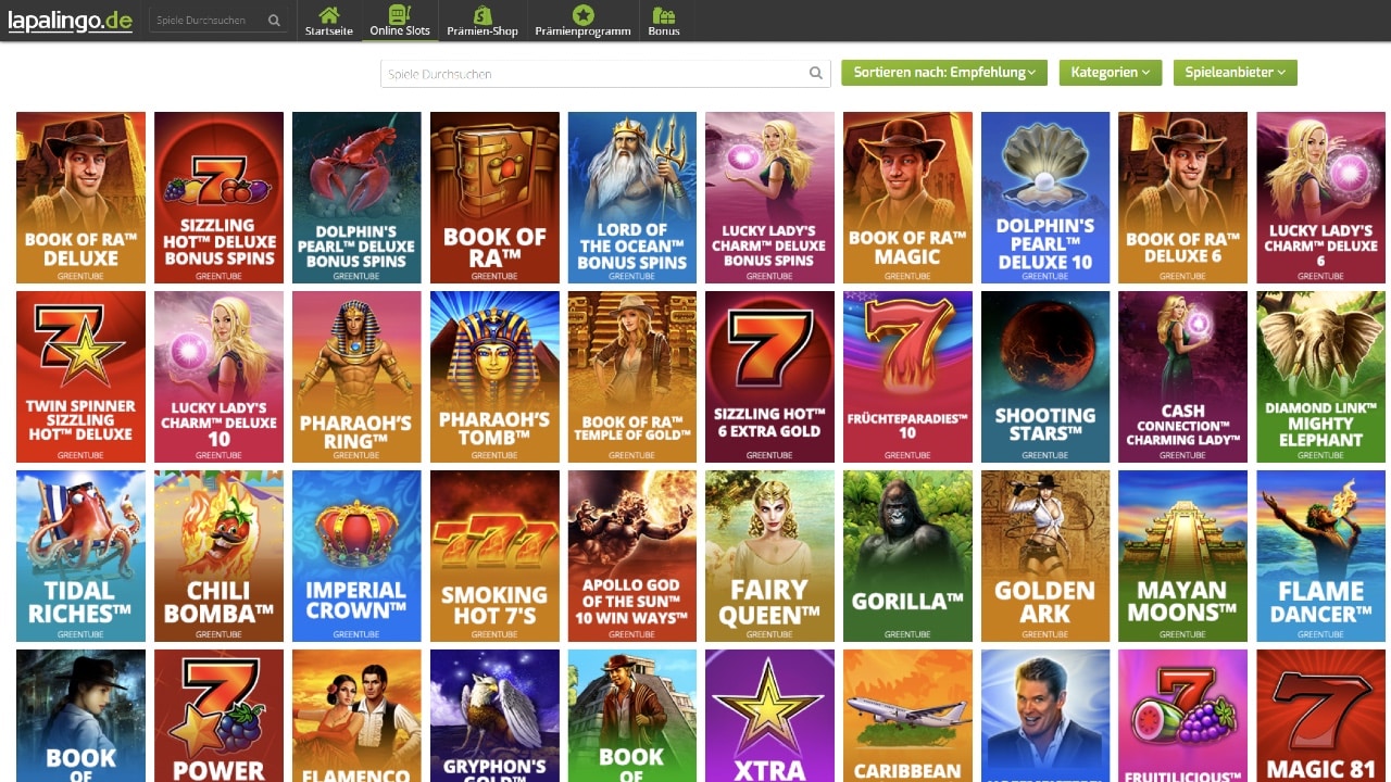 Lapalingo Novoline Casino Spiele