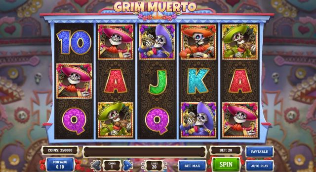 play`n go grim muerto